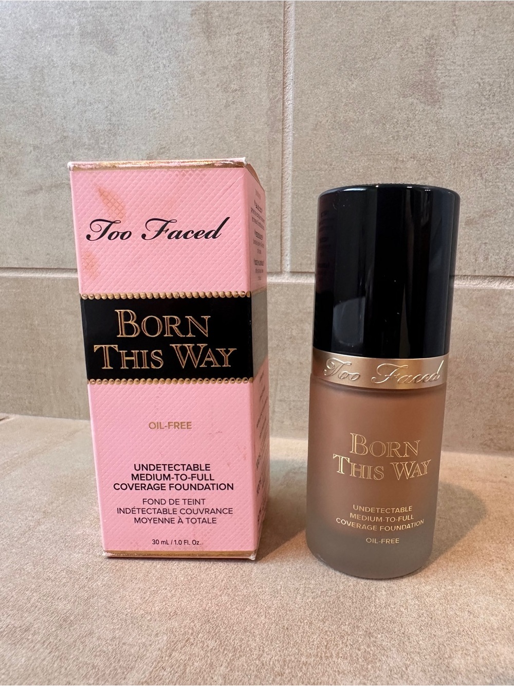Too Faced Born This Way Medium To Full Coverage Foundation (HONEY) 1oz /30ml NIB